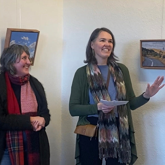 My first ever Artist's Talk: I survived - and people clapped!