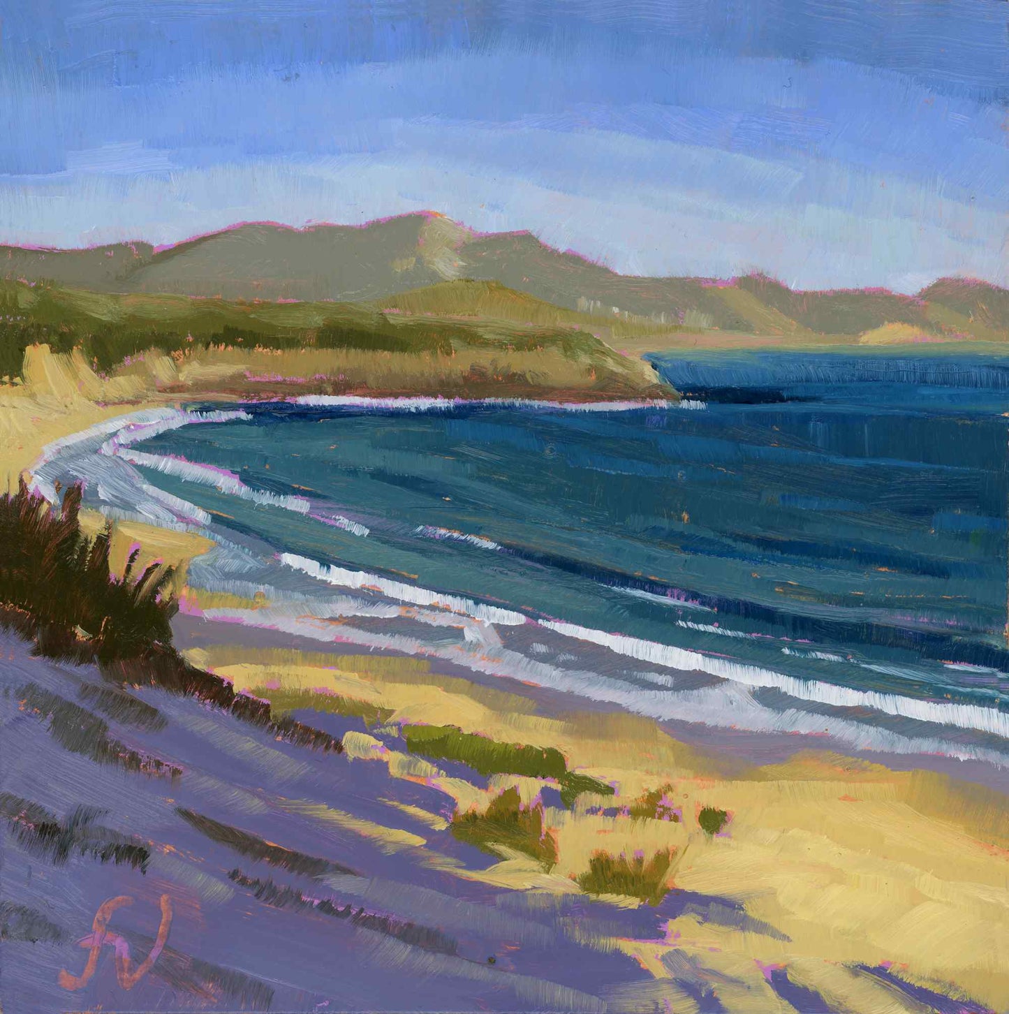 Sunny Day at Crescent Bay